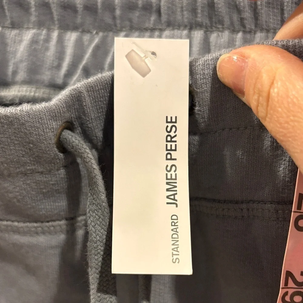James Perse Tapered jogger Gray / blue pants -NEW WITH TAGS!